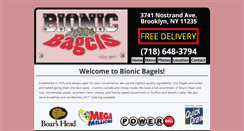 Desktop Screenshot of bionicbagels.com